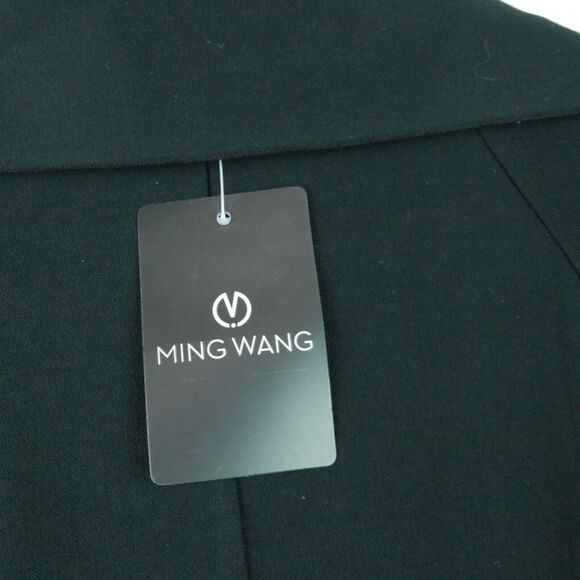 Ming Wang Small Jacket Black Cocoon Lagenlook Artsy Minimal Lagom Modern - Picture 10 of 11